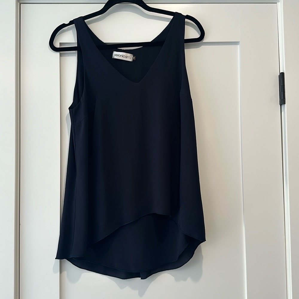 Veronica M - Navy top